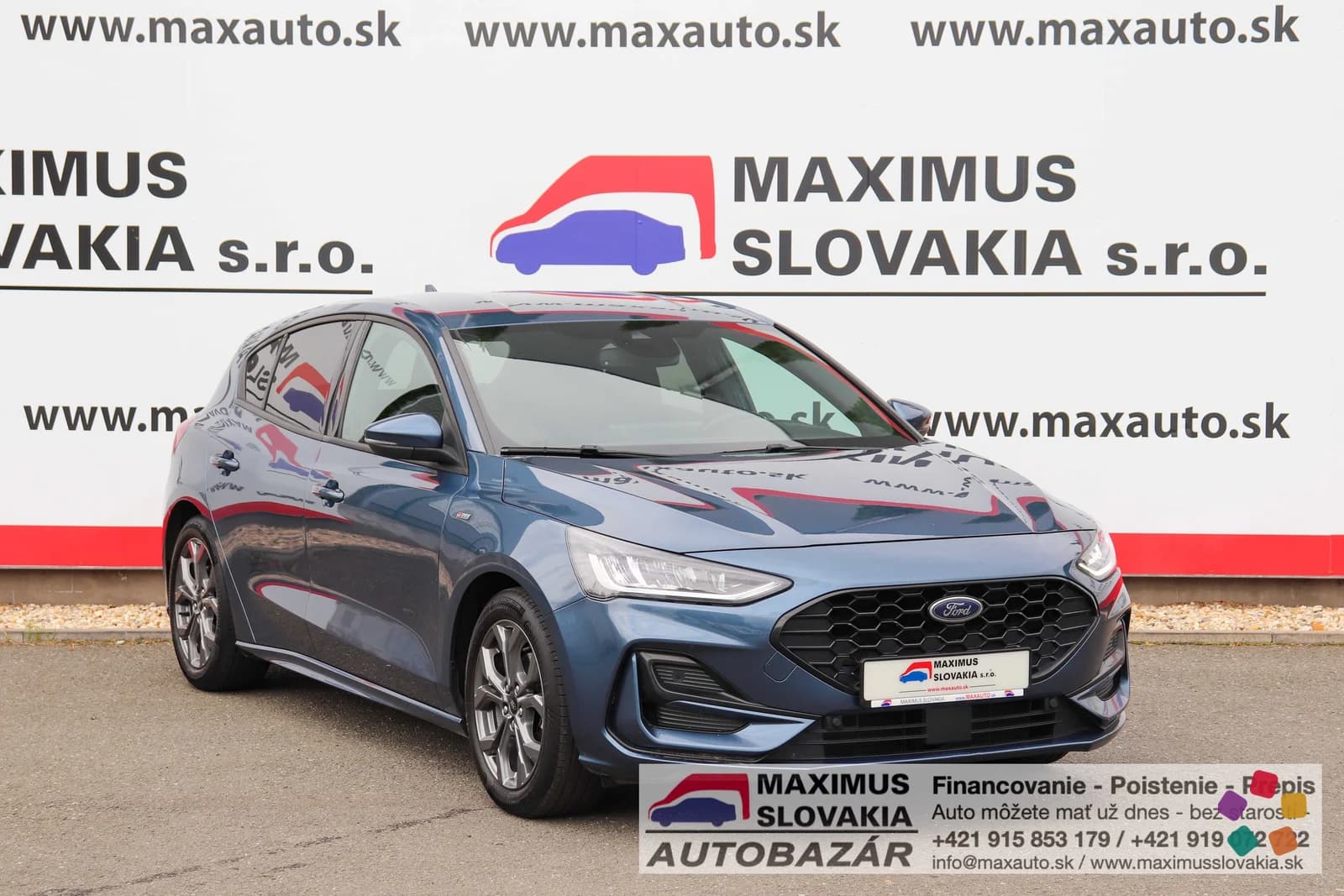 Ford Focus 1.0 EcoBoost mHEV 125 ST-Line A/T | 2022 | 1. majiteľ | Serviska | KO – fotografia 1 z 15