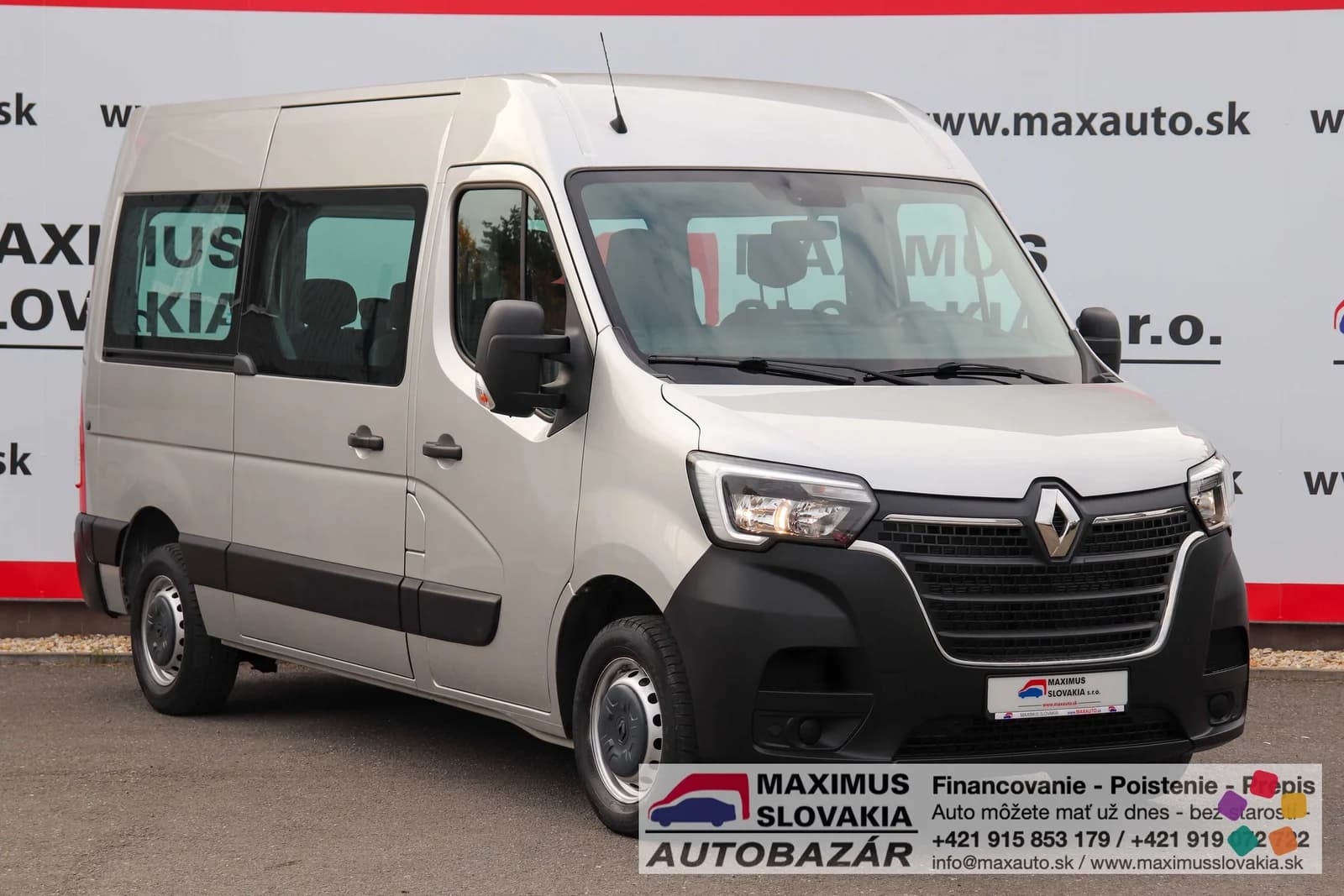 Renault Master dCi 145 L2H2 9-miestny | 2021 | 1. majiteľ | KO | Len 30 tis. km – fotografia 1 z 15