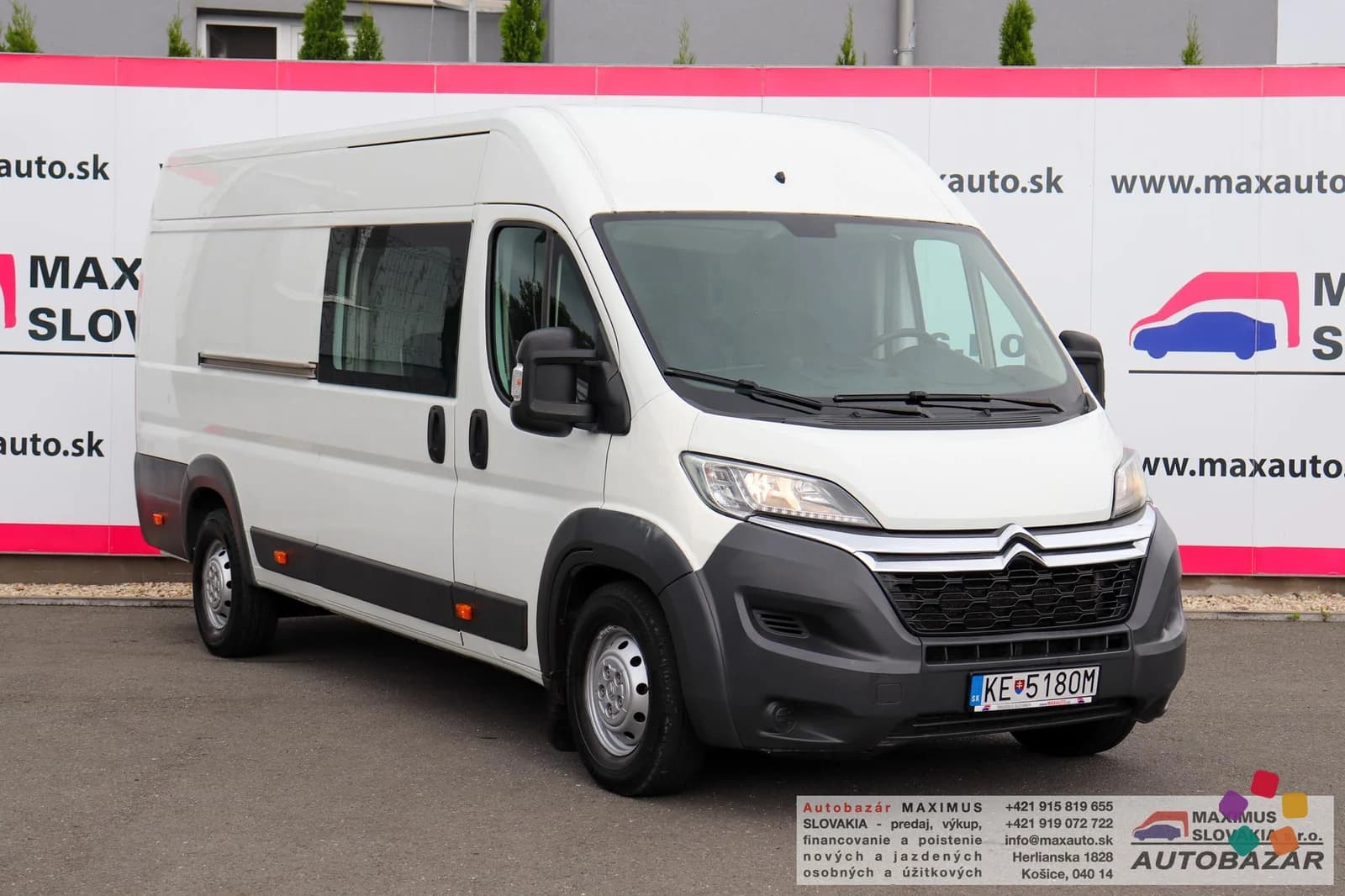 Citroën Jumper 2.2 HDi 150 L4H2 | 2015 | 6 miest | SR pôvod | Extra dlhá verzia – fotografia 1 z 15