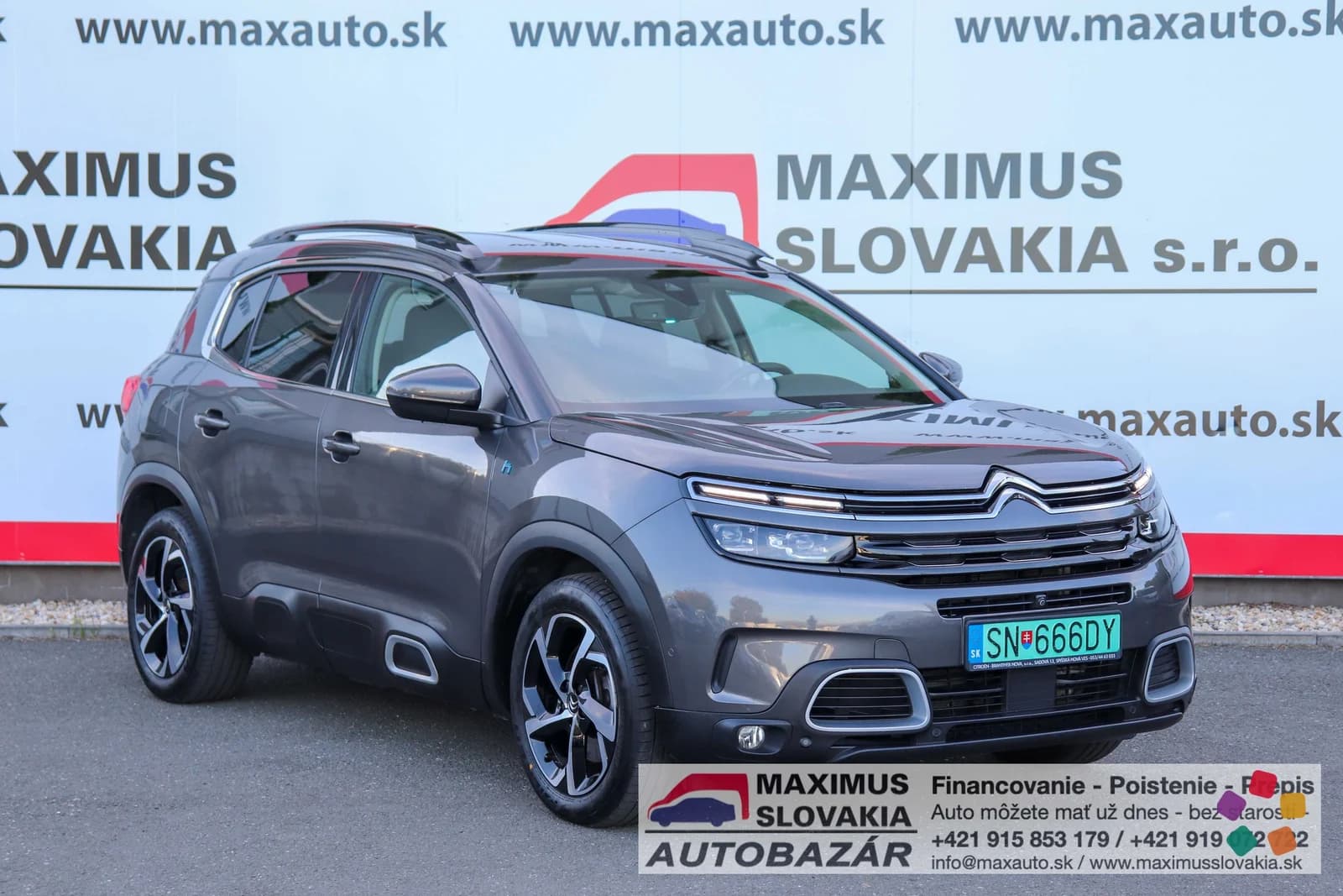 Citroën C5 Aircross Plug-in Hybrid 225 | 2021 | 1. majiteľ SR | Serviska | Len 72 tis. km – fotografia 1 z 15
