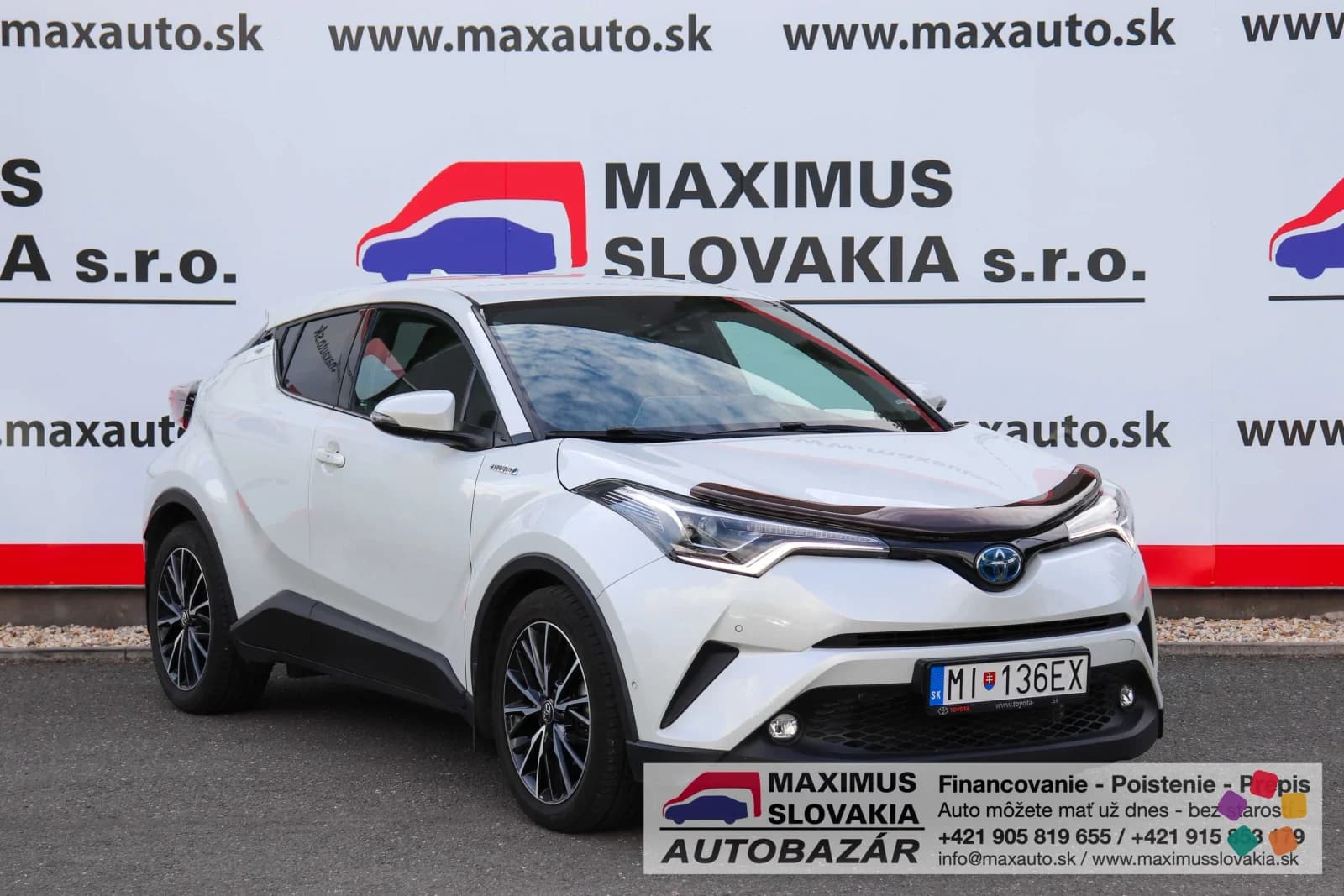 Toyota C-HR 1.8 Hybrid | 2019 | 1. majiteľ SR | Serviska | STK do 10/2027 – fotografia 1 z 15