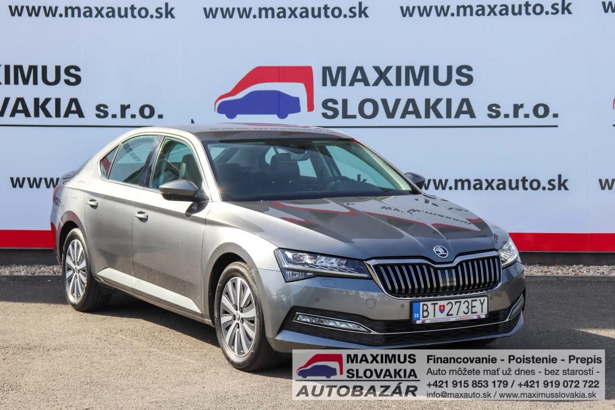 Škoda Superb 1.5 TSI 150 Style DSG | 2022 | 1. majiteľ SR | Serviska | Koža | STK do 03/2028