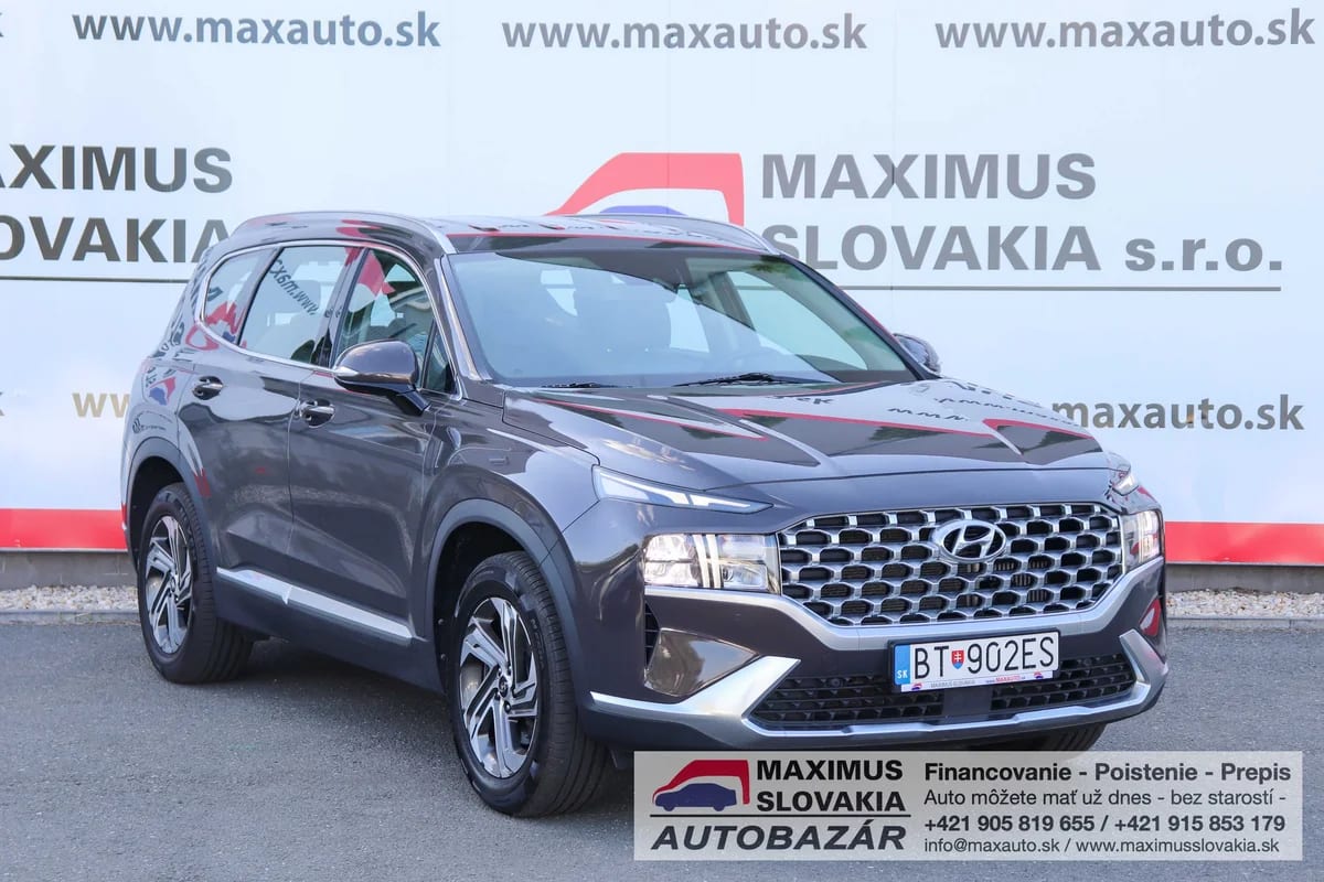 Hyundai Santa Fe 2.2 CRDi Premium 4×4 A/T | 2022 | 7 miest | 1. majiteľ SR | Serviska