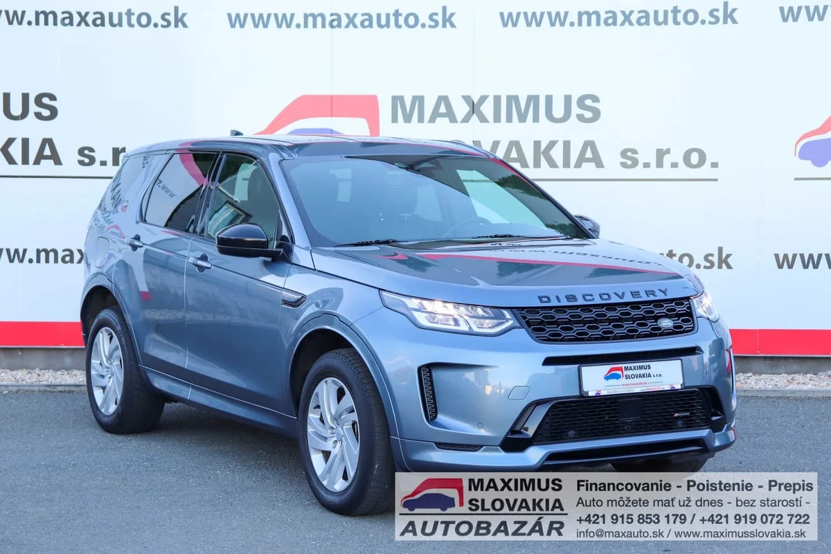 Land Rover Discovery Sport D165 R-Dynamic S AWD | 2022 | 1. majiteľ | KO | Len 112 tis. km