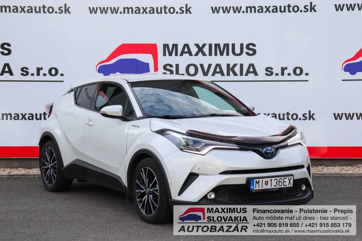Toyota C-HR 1.8 Hybrid | 2019 | 1. majiteľ SR | Serviska | STK do 10/2027