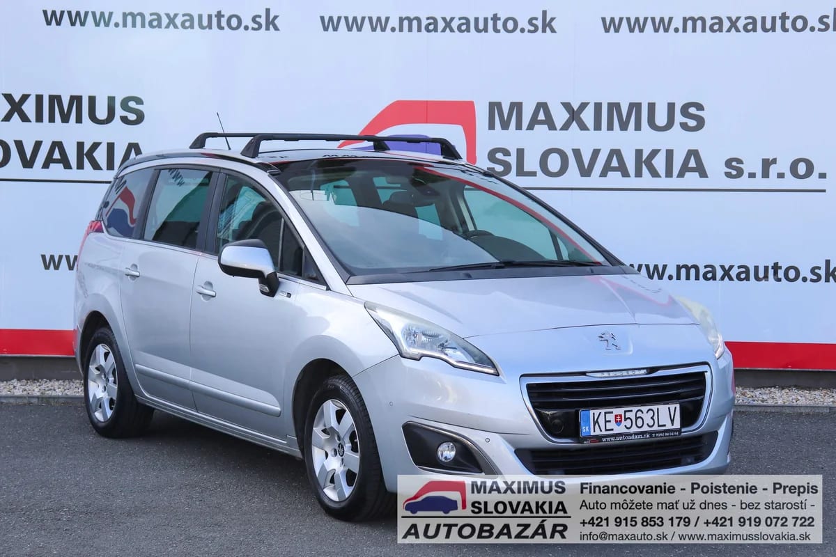Peugeot 5008 2.0 BlueHDi 150 Active | 2016 | 7 miest | SR pôvod | Garážované | Panoráma