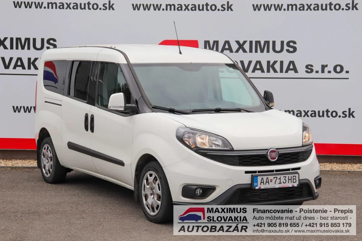 Fiat Dobló Cargo 1.6 MultiJet 105 XL | 2019 | 1. majiteľ SR | Nehavarované | Odpočet DPH