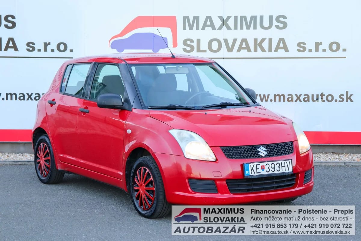 Suzuki Swift 1.3 | 2008 | SR pôvod | Nehavarované | Klimatizácia | STK do 08/2027