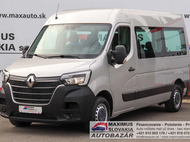Renault Master dCi 145 L2H2 9-miestny | 2021 | 1. majiteľ | KO | Len 30 tis. km – fotografia 3 z 15