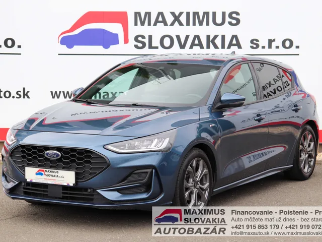 Ford Focus 1.0 EcoBoost mHEV 125 ST-Line A/T | 2022 | 1. majiteľ | Serviska | KO – fotografia 3 z 15