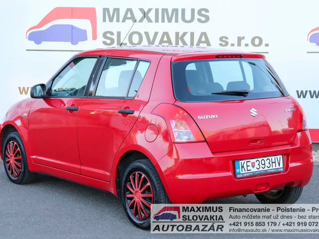 Suzuki Swift 1.3 | 2008 | SR pôvod | Nehavarované | Klimatizácia | STK do 08/2027 – fotografia 5 z 15