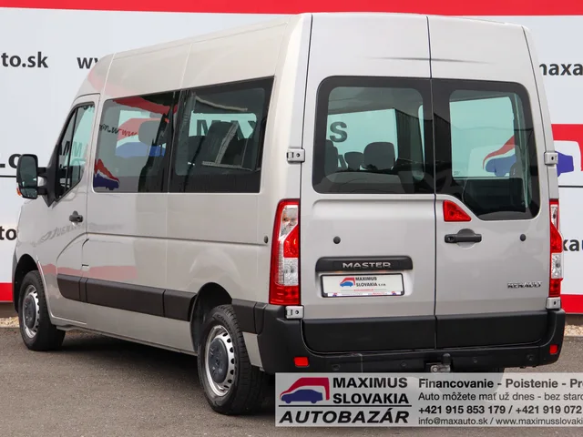 Renault Master dCi 145 L2H2 9-miestny | 2021 | 1. majiteľ | KO | Len 30 tis. km – fotografia 5 z 15