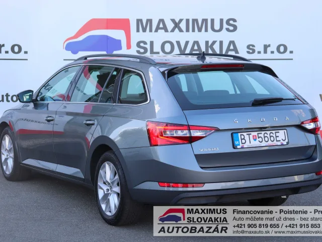 *REZERVOVANÉ* Škoda Superb Combi 2.0 TDI 150 Ambition | 2022 | 1. majiteľ SR | Len 87 tis. km | Serviska – fotografia 6 z 15