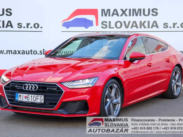 Audi A7 Sportback 55 TFSI quattro S tronic | 2019 | 340 PS | KO | Len 86 tis. km – fotografia 3 z 15