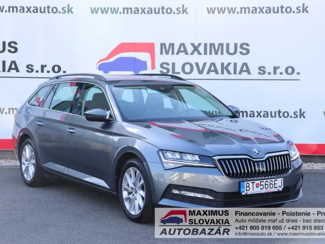 *REZERVOVANÉ* Škoda Superb Combi 2.0 TDI 150 Ambition | 2022 | 1. majiteľ SR | Len 87 tis. km | Serviska – fotografia 2 z 15