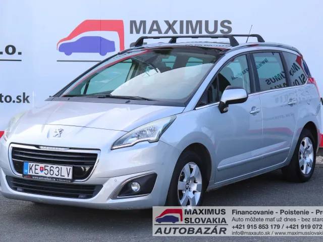 Peugeot 5008 2.0 BlueHDi 150 Active | 2016 | 7 miest | SR pôvod | Garážované | Panoráma – fotografia 3 z 15
